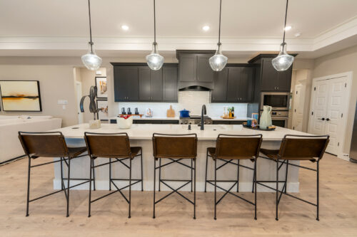 furnished kitchen at ladera little elm