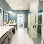 master bath at ladera little elm