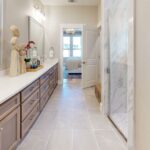 master bath at ladera living