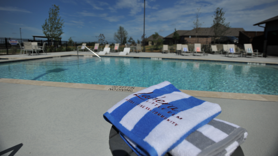 Poolside at the Little Elm HUB